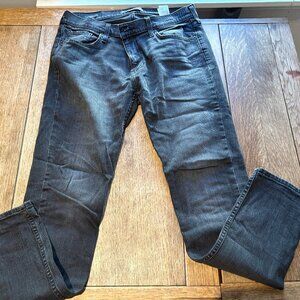 Hollister Men's dark gray jeans 33x32 skinny